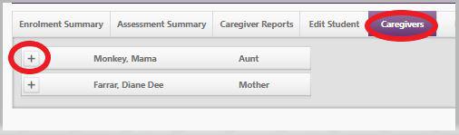 caregiver tab