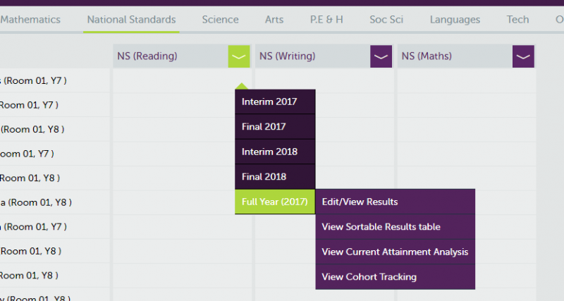 National Standards Entry