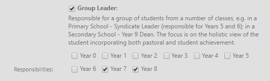 Year Group Leader